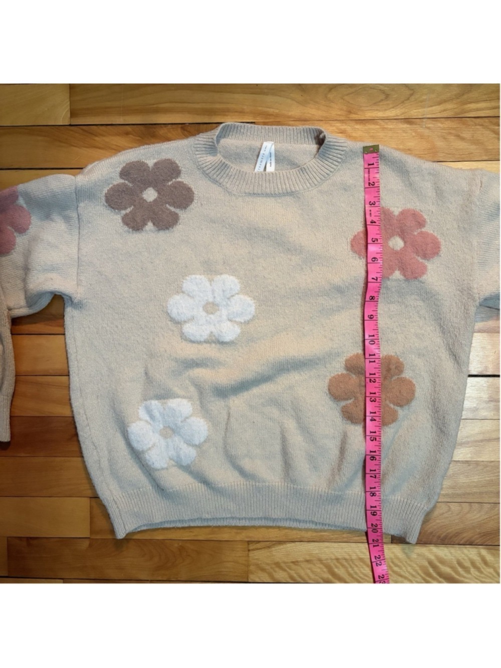 Dreamers By Debut Daisy Floral Knit Sweater - Medium 🌸 - Picture 4 of 10